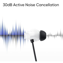 realme Buds Wireless 3 In Ear Bluetooth Headphones,30Db ANC,Spatial Audio,13.6Mm Dynamic Bass Driver,Upto 40 Hrsplayback,Fast Charging,45Ms Low Latency For Gaming,Dual Device Connection-Vitality (Open Box)