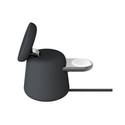 Belkin 2-in-1 Wireless MagSafe 15W Fast Charging Dock | Compatible with iPhone 16, 15, 14, 13, and 12 Series, AirPods, and Other MagSafe Enabled Devices (Open Box)