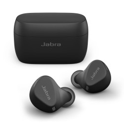 Jabra Elite 4 Active in-Ear Bluetooth Earbuds - True Wireless Ear Buds with Secure Active Fit, 4 Built-in Microphones, Active Noise Cancellation and Adjustable HearThrough Technology with mic (Open Box)