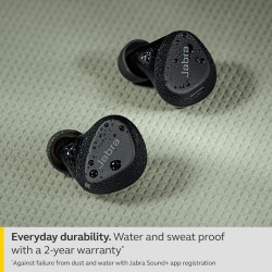 Jabra Elite 4 Active in-Ear Bluetooth Earbuds - True Wireless Ear Buds with Secure Active Fit, 4 Built-in Microphones, Active Noise Cancellation and Adjustable HearThrough Technology with mic (Open Box)