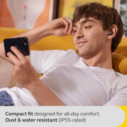 Jabra Elite 5 True Wireless in Ear Bluetooth Earbuds with Active Noise Cancellation, 6 Built-in Microphones for Clear Calls, Dual Pairing & Microsoft Swift Pair for Windows Devices (Open Box)