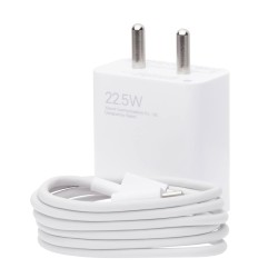 Mi Xiaomi 22.5W Fast USB Type C Charger Combo|Compatible for Mobile,Power Banks|Fast Charging|(Adapter + USB to Type C Cable) (Open Box)