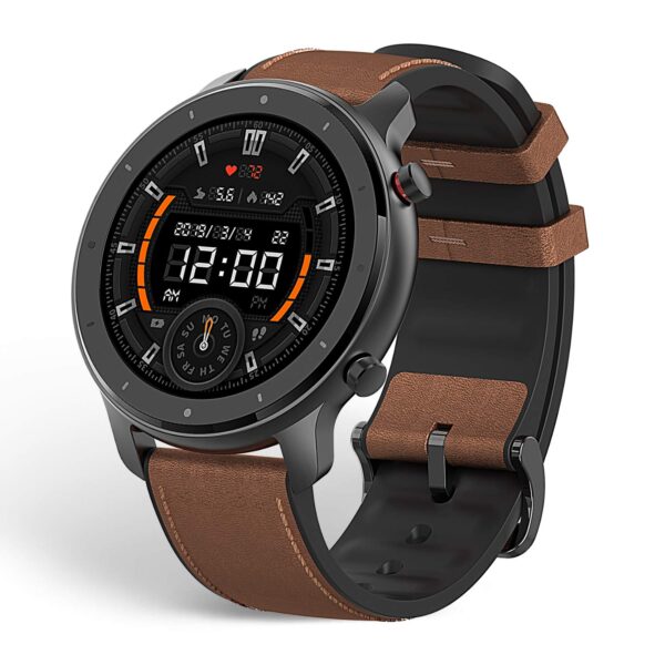 Amazfit GTR Aluminium Alloy (47mm) Smart Watch with 1.39"(33.9cm) AMOLED Display, Built-in GPS, 24-Days Battery Life, 12 Sports Modes, 5ATM Waterproof