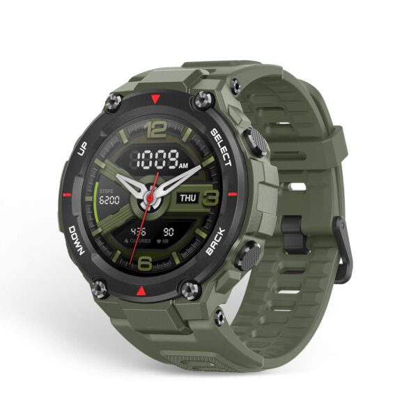 Amazfit Huami T-Rex Smartwatch with 20 Days Battery Life, AMOLED Display, Built-in GPS, 12 Military Certifications, Water Resistance, 14 Sports Modes