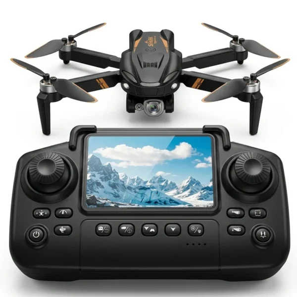 S6H Pro foldable drone with HD camera and screen remote controller